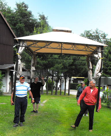 Blick über die bewaldete Tromm im Odenwald